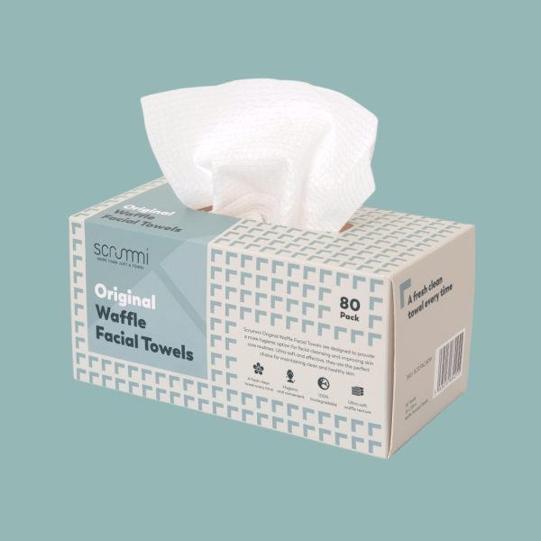 Original waffle facial towels 20x20